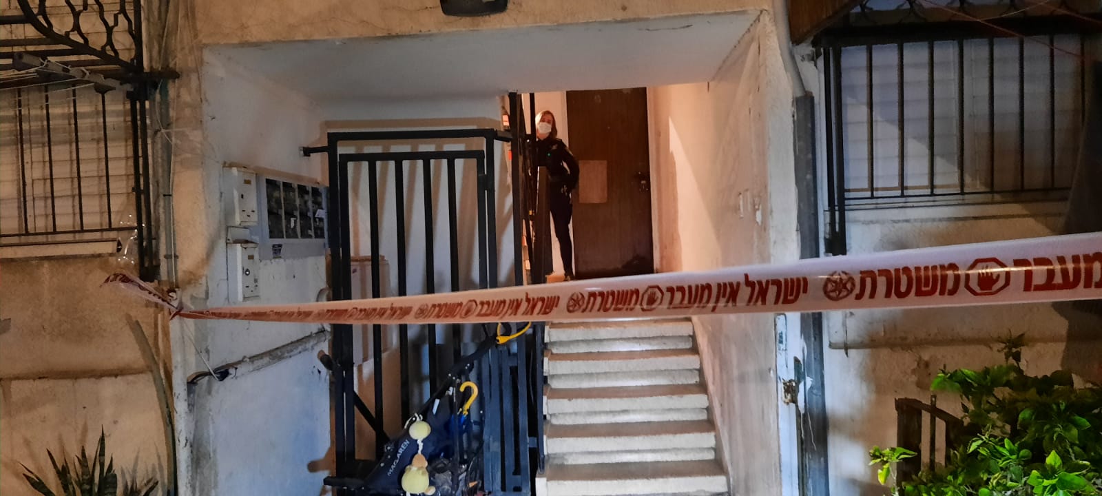 זירת האירוע באשדוד
