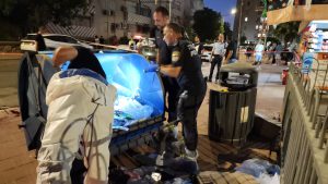 זירת הרצח ברובע ב', צילום: דוברות משטרת ישראל