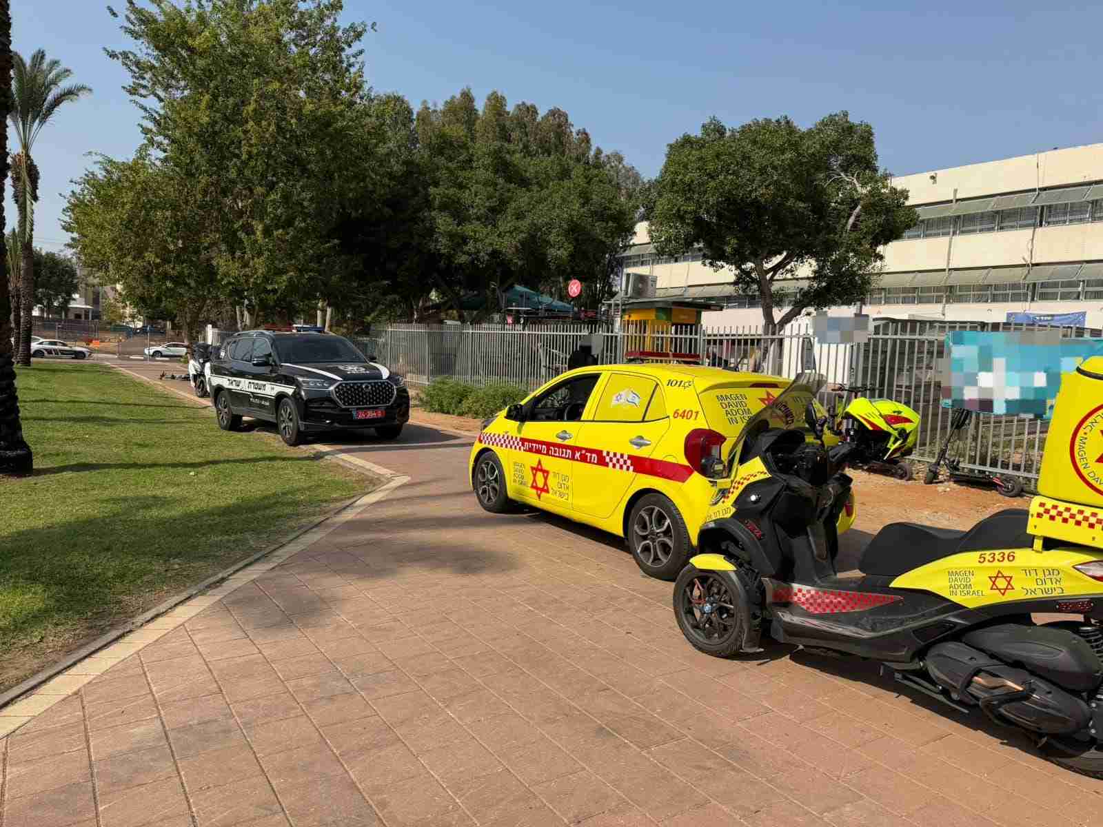 נער נדקר באשדוד, צילום: תיעוד מבצעי מד"א