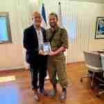 רה"ע לסרי והרב מעוז שוורץ. צילום: שמוליק דוד, דוברות עיריית אשדוד