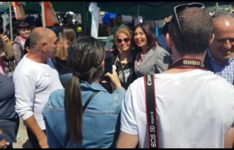 רגב, ברקת ולסרי בשוק באשדוד: "אין כמו ביבי יא חביבי"