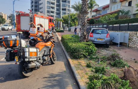 פצוע קל עד בינוני בתאונת דרכים עצמית באשדוד