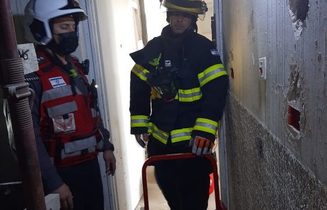 שריפה בבניין ברחוב בן דנן; אין לכודים או פצועים